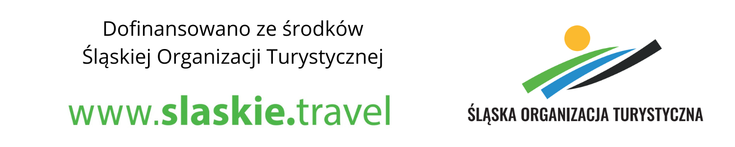 Logo i informacja: Projekt Dofinansowany Ze Środków Śląskiej Organizacji Turystycznej